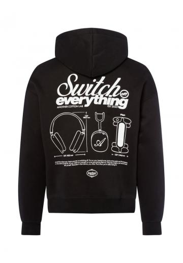 Пуловер с капюшоном