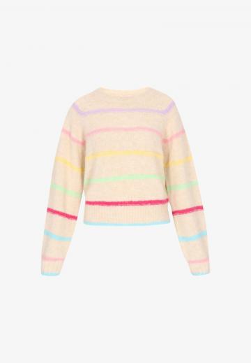 Пуловер в полоску