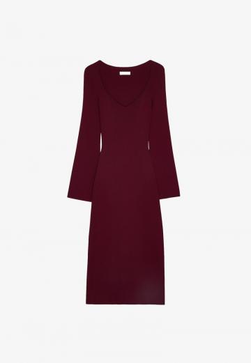 Вязаное платье