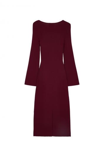 Вязаное платье