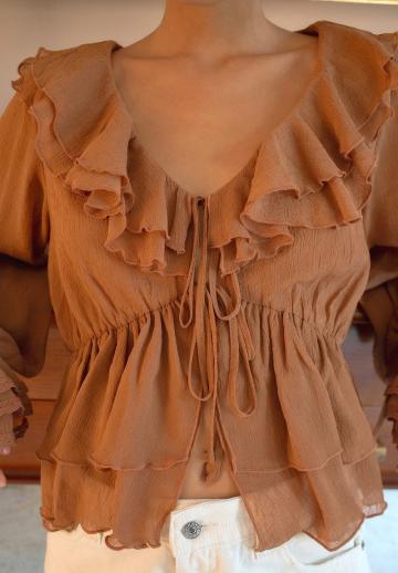 Шифоновая блузка