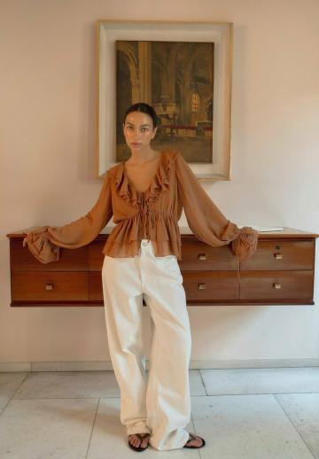 Шифоновая блузка