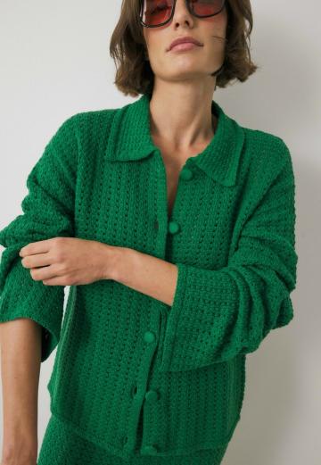 Вязаная кофта