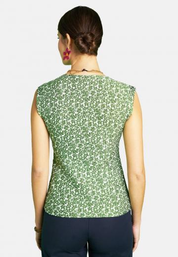 Блузка без рукавов