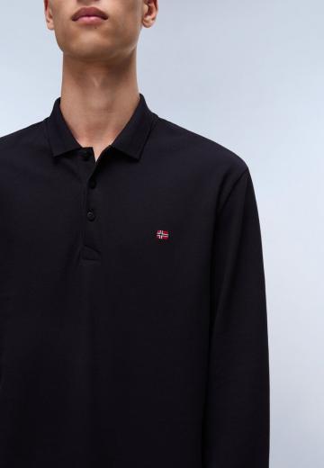 Поло с длинным рукавом