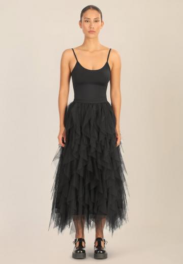 Юбка с воланами