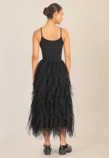 Юбка с воланами