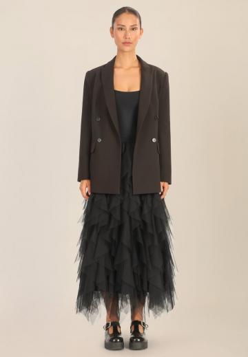 Юбка с воланами