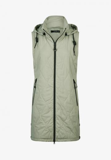 Длинный жилет