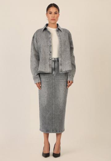 Джинсовая блузка