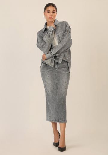 Джинсовая блузка