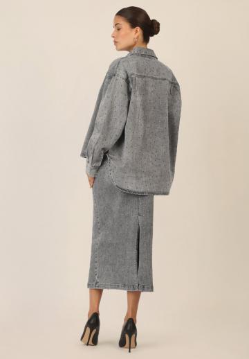 Джинсовая блузка