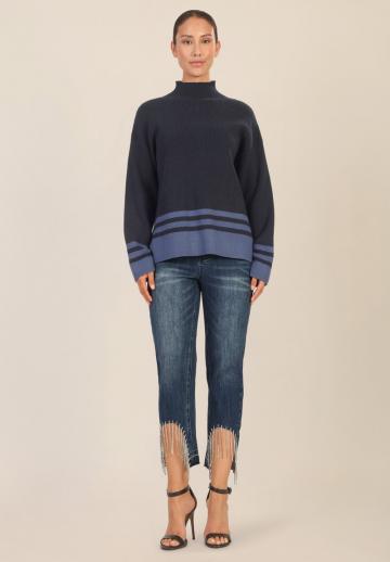 Длинный пуловер