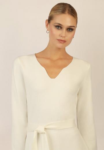 Вязаное платье