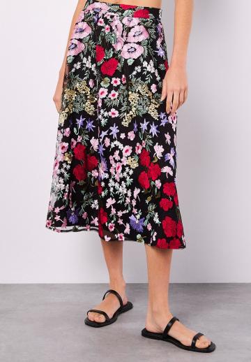 Юбка с воланами