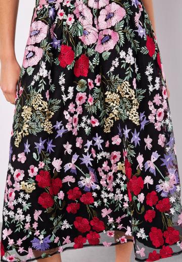 Юбка с воланами