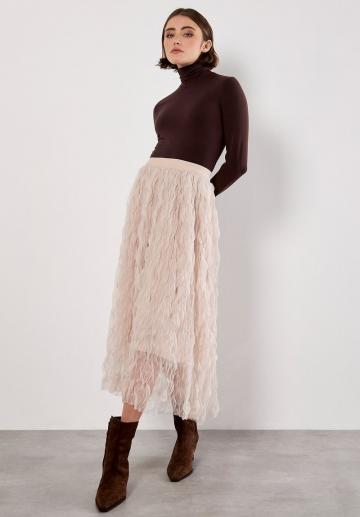 Юбка с воланами