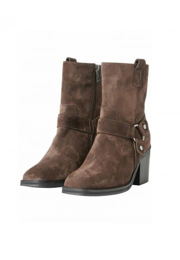 Полусапожки на высоком каблуке