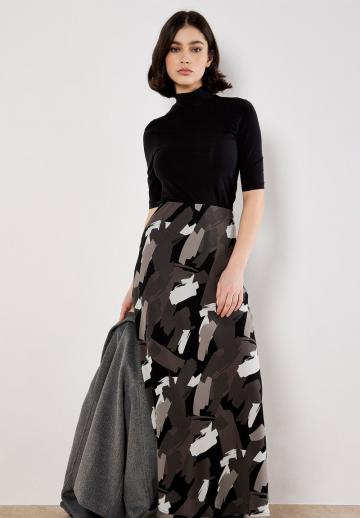 Юбка с воланами