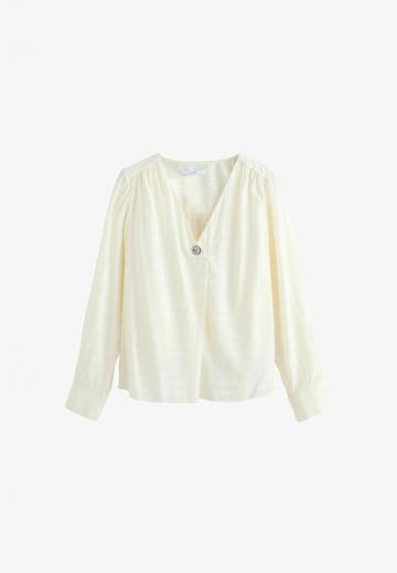 Атласная блузка