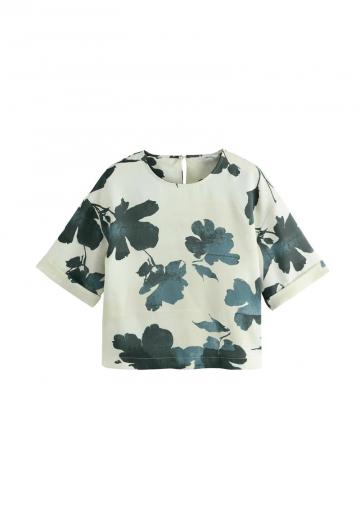 Атласная блузка