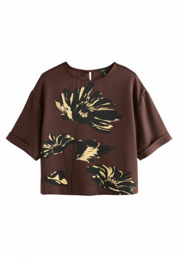 Атласная блузка