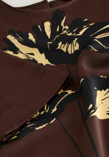 Атласная блузка