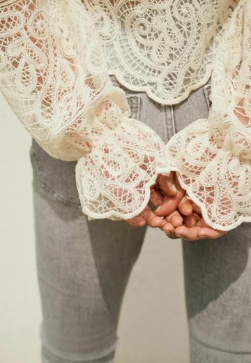 Кружевная блузка