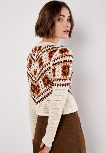 Вязаная кофта