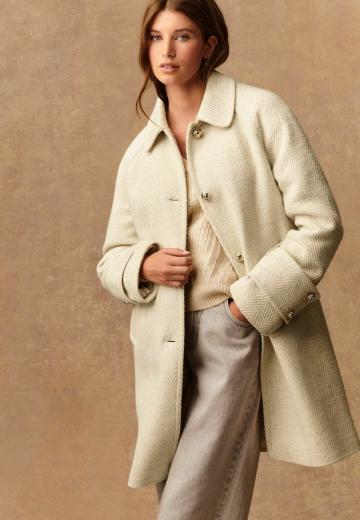 Шерстяное пальто