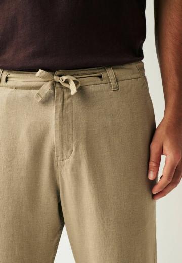 Льняные брюки
