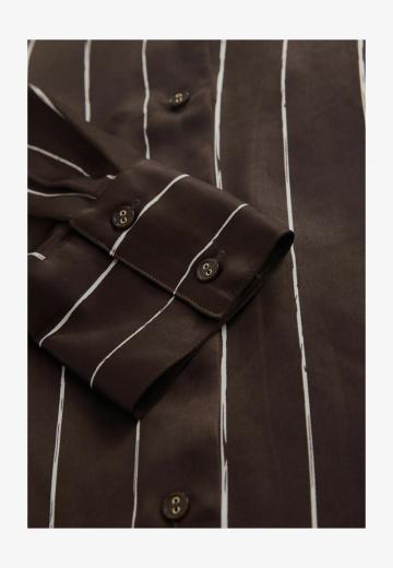 Атласная блузка