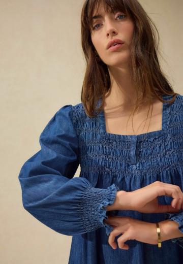 Джинсовое платье