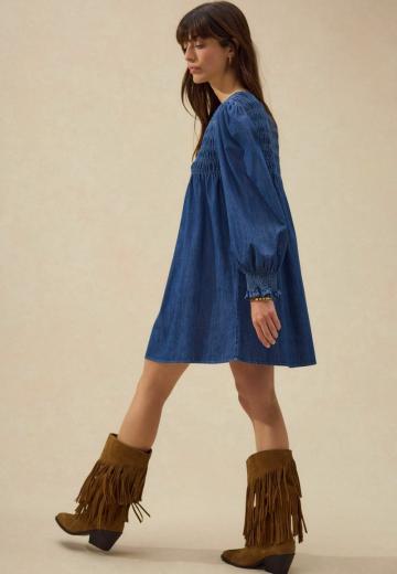 Джинсовое платье