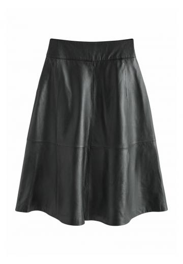 Кожаная юбка