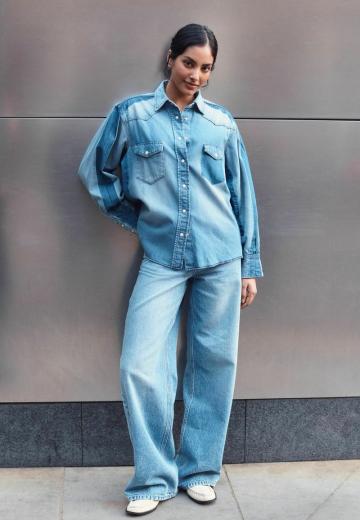 Прямые джинсы