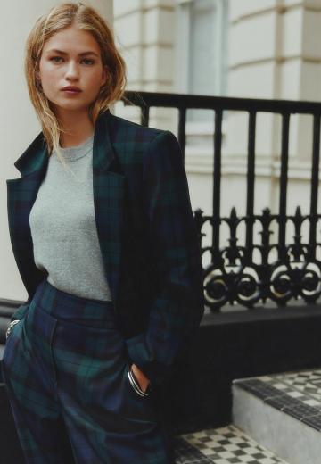 Длинный блейзер