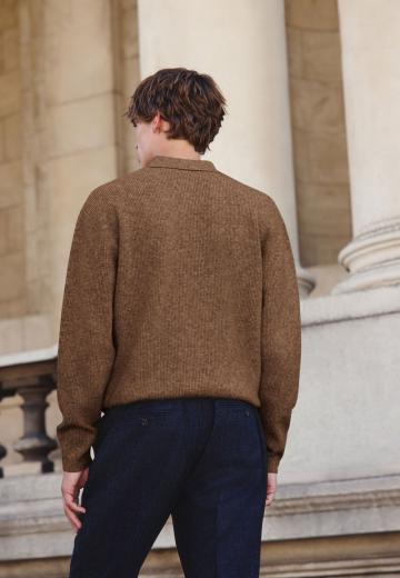 Поло с длинным рукавом