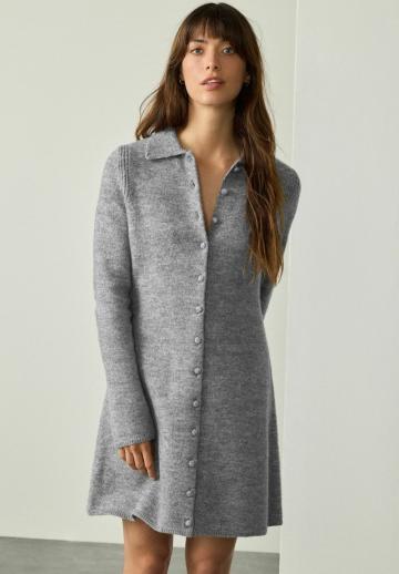 Вязаное платье