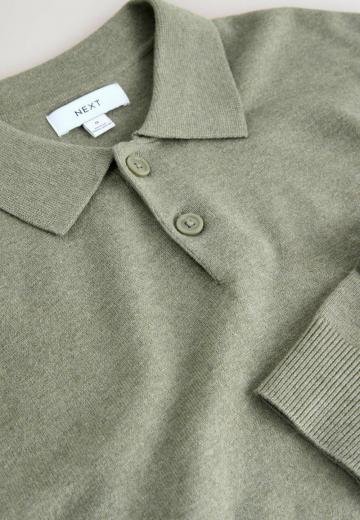 Поло с длинным рукавом