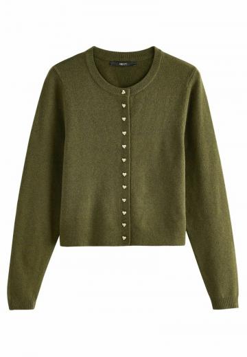 Жаккардовая вязаная кофта