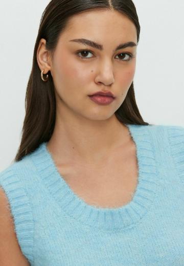 Пуловер без рукавов