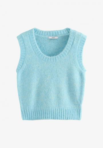 Пуловер без рукавов