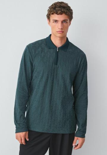 Поло с длинным рукавом