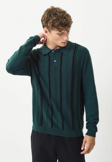 Поло с длинным рукавом