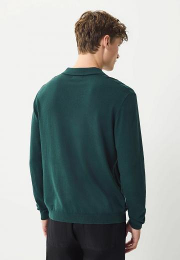 Поло с длинным рукавом