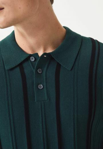 Поло с длинным рукавом