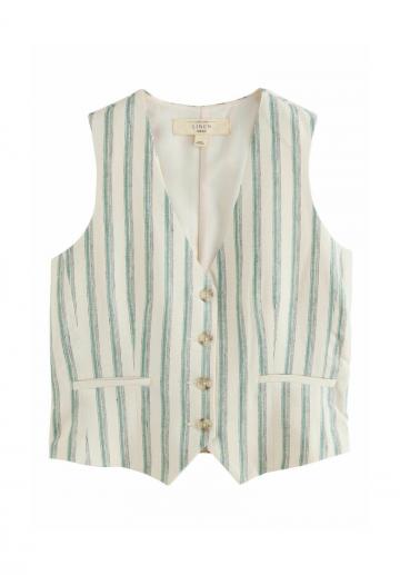 Джинсовая жилетка