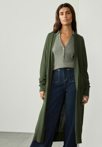 Длинный кардиган