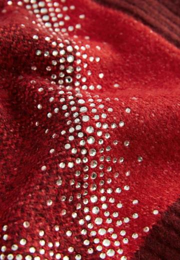 Жаккардовая вязаная кофта